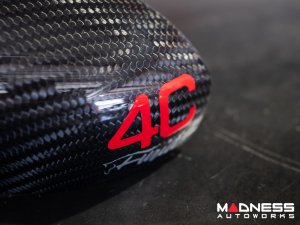 Alfa Romeo 4C Mirror Covers - Carbon Fiber - Full Replacements - 4C Furia 